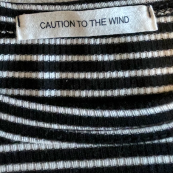 lettuce trim stripped long sleeve - Picture 2 of 2